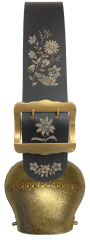 Glocke Roulin Kuh GR-Geschnitzt (10340-111G)